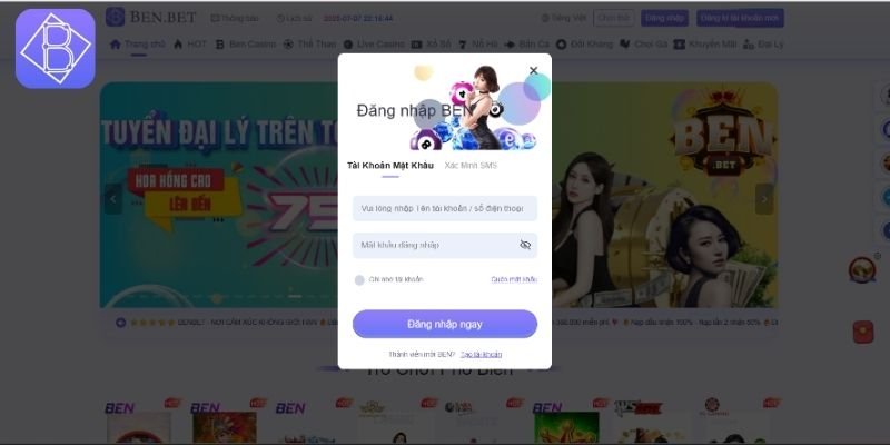 Hướng dẫn chi tiết giúp người chơi dễ dàng BENBET đăng nhập