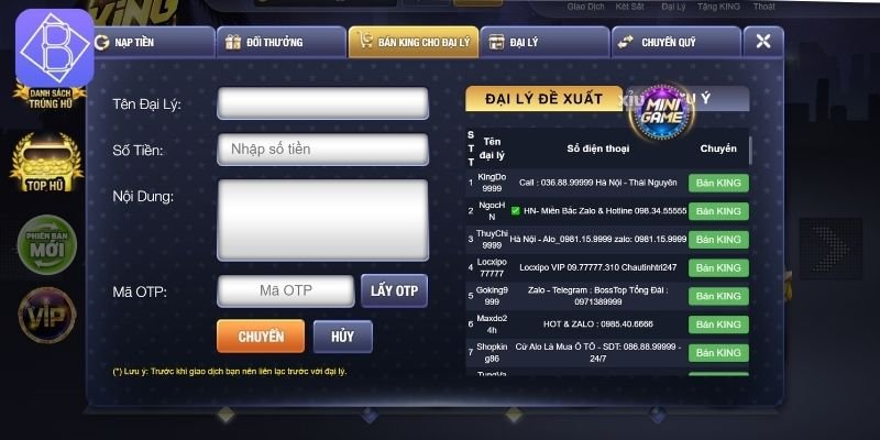 Quy trình quay thưởng rất dễ thực hiện